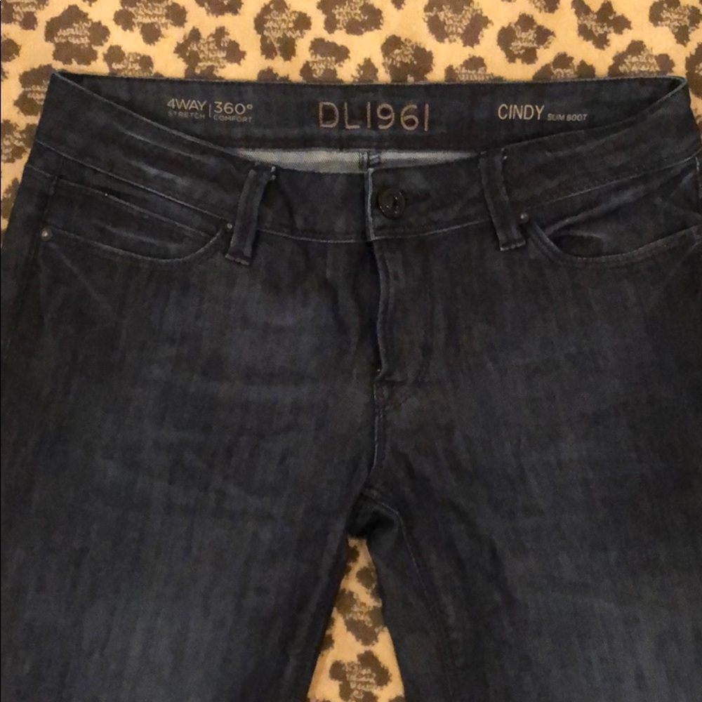 DL1961 Dark Wash Bootcut Jeans Size 28 - Picture 3 of 10